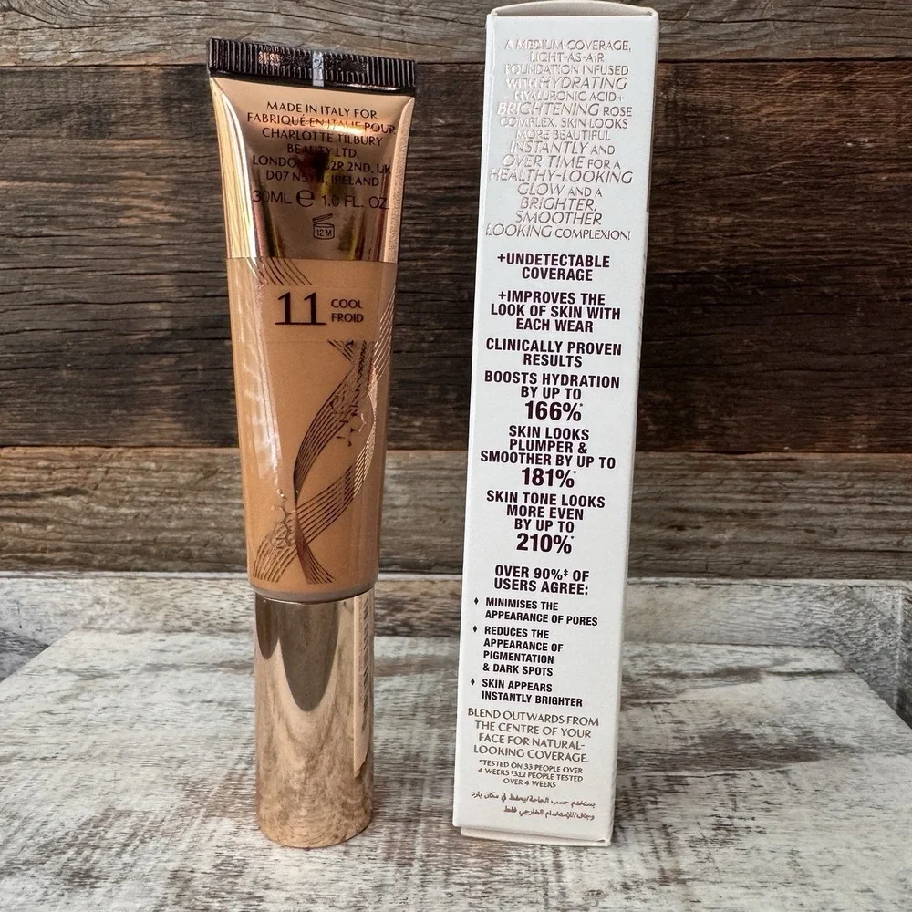 Charlotte Tilbury Beautiful Skin Foundation | 11 Cool | Full Size:‎ 1 oz | NIB